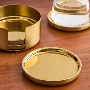 Premium Quality Aluminum <b>Coasters</b> Durable and Elegant Metal Home Decor with Classic Style - Product Image 4