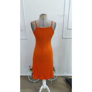 Vestido Midi Elegante de Viscosa con Tirantes y Cuello Cruzado para Mujer, Marca Jane's, para Uso Casual - Product Image 5