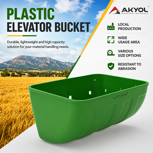 Bac d'alimentation en plastique pour manutention de matériaux, durable, léger, haute capacité, pour usage agricole - Product Image 1