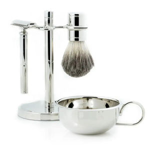 มีดโกนหนวดสแตนเลสอย่างดี สำหรับโกนหนวดแบบเปียก ใช้ได้ทั้งใบหน้าและร่างกาย ด้ามจับโลหะแข็งแรง ผลิตด้วยมือ ใบมีดเดี่ยว - Product Image 1