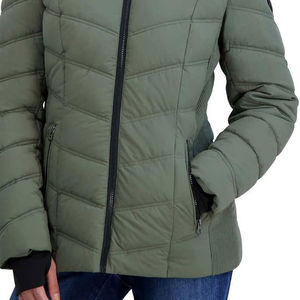 Nouvelle veste d'hiver pour femmes avec capuche, style décontracté, vêtements d'extérieur, doublure en nylon, imperméable et coupe-vent, prix de gros - Product Image 6