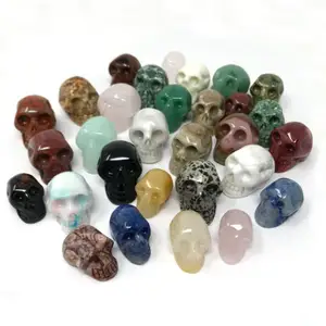 Mix Gemstone Skulls Wholesale Agate & Gemstone Skull supplier Mix Gemstone Natural quartz crystal