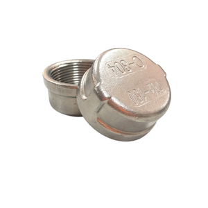 Tapa redonda roscada de acero inoxidable de alta calidad de 1-1/2 pulgadas OEM/ODM Superficie lisa de embalaje personalizado para industrias variadas - Product Image 5