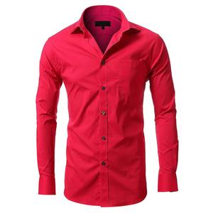 ชุดเดรสลำลองสำหรับผู้ชาย, เสื้อเดรสแขนยาวแบบติดกระดุมสำหรับใส่ไปทำงานมีฉลากตามสั่ง - Product Image 2