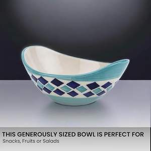 Tazón de Cerámica de Alta Temperatura para Uso Diario Duradero, Tazón de Comida de Cerámica Esmaltada con Superficie Resistente a los Arañazos, Hecho a Mano - Product Image 6