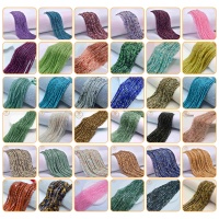 Haute qualité chaude en gros AA 2mm gemme perles à facettes en vrac ronde pierre précieuse naturelle perle pour la fabrication de bijoux