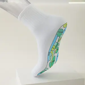 Оптом унисекс рефлексологические носки с триггерным инструментом для массажа безмятежность шаги рефлексотерапевтические носки набор