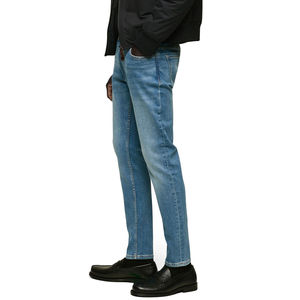 Pantalones vaqueros ajustados de alta calidad para hombre nueva moda transpirable Original a granel al por mayor y sostenible nuevo diseño pantalones vaqueros ajustados - Product Image 3