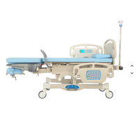Lit obstétrique et gynécologique multifonctionnel - Table d'accouchement et d'examen électrique en acier inoxydable 304 pour hôpitaux