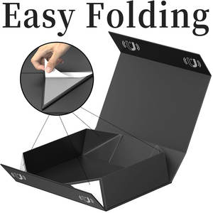 Cajas De Regalo Con Tapas, 11,5x7,8x3 En Caja De Regalo Negra Para Regalos Cierre Magnético Para Camisetas, Guantes, Bufandas, Libros, Bebé - Product Image 3