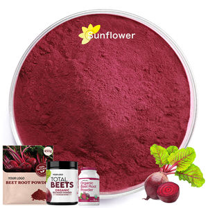 ビート根粉末100% ピュアバルク有機生ビート根粉末熱空気乾燥 - Product Image 1