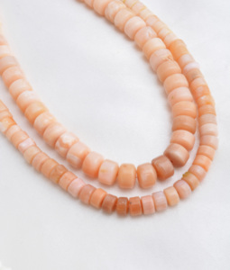 Collar de Piedras Preciosas de Ópalo Rosa Natural, Cuentas Lisas de Fantasía, para la Elaboración de Joyería Fina - Product Image 6