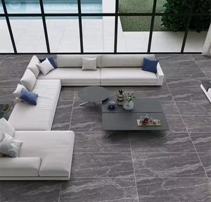 Carrara หินอ่อน120x60สีฟ้าและสีขาวสุดหรูกระเบื้องเคลือบเงาหินอ่อนกระเบื้องพอร์ซเลน - Product Image 6