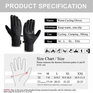 Guantes cálidos de esquí para hombre a prueba de viento impermeables hechos a medida de alta calidad al por mayor guantes deportivos de esquí para motocicleta - Product Image 6