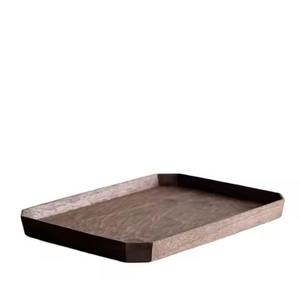 Bandeja de Servir para Desayuno de Acacia Ecológica, con Asas de Metal, Hecha a Mano, Diseño Rectangular Moderno y Duradero, Gran Venta - Product Image 6
