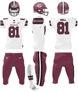 12 Panel American Football Uniform Sets Custom Printed Sports American Football Team Wear Uniforms - Product Image 1