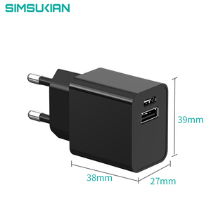 เครื่องชาร์จอิฐ PD 20W แบบเร็วสำหรับ <span class=keywords><strong>iPhone</strong></span> <span class=keywords><strong>11</strong></span> 12 13 14 PS5ชาร์จ PD แบบ USB พอร์ต A + C อะแดปเตอร์จ่ายไฟชนิด DC วัสดุพีซี - Product Image 3