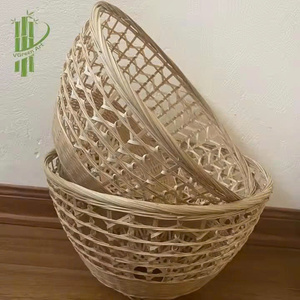 Abat-jour tricoté à la main artisanat en bambou durable de l'usine de rotin au Viet Nam - Product Image 3