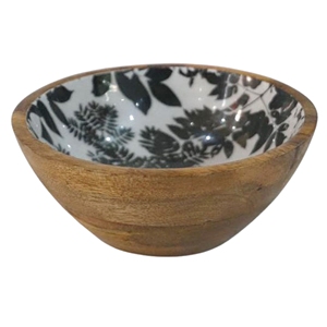 Everyday Multipurpose Disposable Wood <b>Bowl</b> with Artistic Inner Finish for Dining Decor and Gifting Purpose - Product Image 5