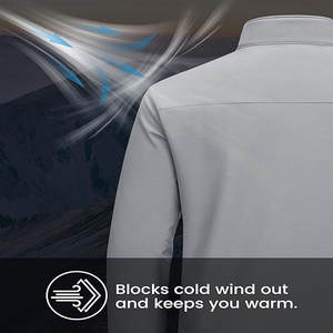 เสื้อแจ็คเก็ตกันลมมีซิปมีกระเป๋าหลายช่องสำหรับผู้ชายเสื้อแจ็คเก็ตโอเวอร์ไซส์ออกแบบได้ตามต้องการ - Product Image 3