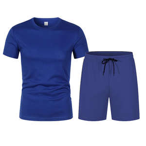<b>Top</b> Selling <b>Men's</b> T-shirts <b>Shorts</b> <b>Sets</b> Sweat Gym Plain Oversize <b>Shorts</b> <b>and</b> Shirt <b>Set</b> for <b>Men</b> - Product Image 5
