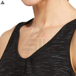 คอลเลกชันใหม่เสื้อกล้ามถักแบบลำลองสำหรับผู้หญิงเสื้อกล้ามระบายอากาศได้ดีแขนกุดผ้าฝ้าย100% ปรับแต่งโลโก้ได้ - Product Image 3