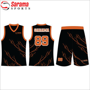 Uniforme unique de basket-ball Jersey Pattern Design Impression numérique par sublimation complète Service OEM de basket-ball, - Product Image 3