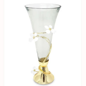 Ensemble de vases à fleurs en métal artistique de haut niveau, luxe léger, design irrégulier, décorations pour l'arrangement floral pour le salon - Product Image 3