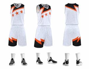 Conjuntos de uniformes de baloncesto personalizados, ropa deportiva transpirable de talla grande, servicio OEM al por mayor - Product Image 6