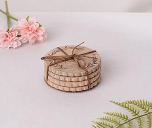 Promotional Reusable <b>Personalised</b> Custom Print Logo Natural Wood <b>Coasters</b> Wood Engraved <b>Coaster</b> - Product Image 6