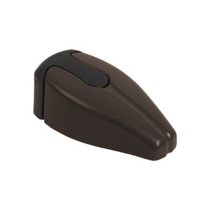Tope de puerta Master Viper para sistemas deslizantes de aluminio, espesor de puerta 20-50mm, marrón (RAL 8019) - Product Image 1