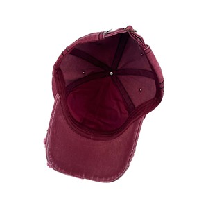 หมวกเบสบอลใส่ได้ทั้งชายและหญิงหมวกมี6ชิ้นหมวกแบบเย็บปักปักลายหมวกผ้าฝ้ายฟอกสีแบบวินเทจหมวกแก๊ปทรูเกอร์ - Product Image 6