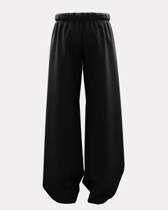 Baggy <b>Trouser</b> Custom Oversized Vintage Custom Pattern Designer 3d Embroidery Y2k Straight Leg Black Acid Wash Oversized Pants - Product Image 2