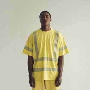 Reflective <b>Shirt</b> <b>Men</b> Women Safety Workwear High Visibility Breathable Lightweight Durable Reflective <b>T</b>-<b>Shirt</b> - Product Image 4