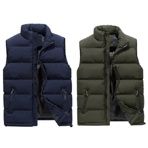 Wholesale Insulated Puffer Vest Jacket <b>for</b> Men <b>Quilted</b> Sleeveless Winter Coat Lightweight Windproof Design OEM Supply - Product Image 1