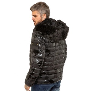 Veste d'hiver pour homme à capuche et fermeture éclair, style tendance, nouvelle arrivée, personnalisable, coupe-vent, imperméable, respirante - Product Image 3