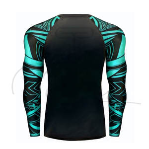 Camiseta Deportiva de Compresión Sublimada de Manga Larga para Hombre, Secado Rápido, Tejido de Spandex/Poliéster de 220g, Precio al por Mayor - Product Image 6