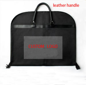 Sac de costume suspendu anti-poussière de haute qualité en toile de cuir personnalisé en gros Sacs de vêtement pour hommes pour le voyage - Product Image 2
