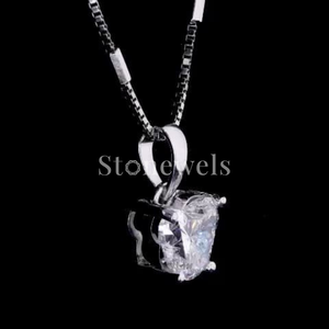 Colgantes y dijes de joyería fina de plata con cara en HPHT Lab Grown Diamond DEF VVS VS V Letter para Unisex IGI Certificate Micky Mouse - Product Image 3