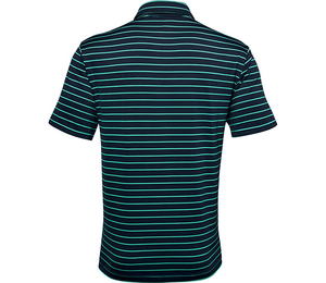 Camiseta de Polo de Golf para Hombre con Logotipo Personalizado OEM, 100% Poliéster Spandex, Transpirable, de Secado Rápido, con Rayas Estampadas - Product Image 2