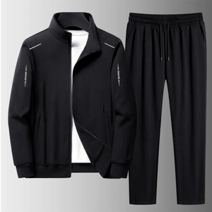 Ensemble de pantalons de survêtement et sweat à capuche surdimensionnés 100% coton survêtements pour hommes - Product Image 2