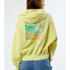 Sudadera con Capucha para Mujer, 100% Algodón, Manga Larga, Invierno, Estilo Y2K, Ecológica, Transpirable, Tejida, con Logotipo Frontal, Talla XS, Estampado 3D, a la Moda - Product Image 2