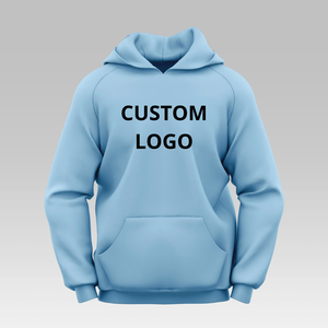Sudaderas con capucha de peso pesado en blanco de poliéster de algodón con logotipo de impresión personalizado sudaderas con capucha y sudaderas sueltas para hombres - Product Image 6