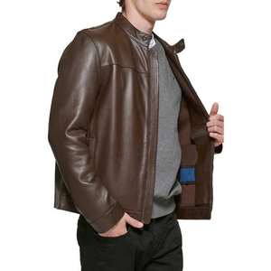 Veste de motard en cuir de vache de qualité supérieure, unisexe, personnalisée, en toile, pour l'hiver, style moto, vente chaude 2025 - Product Image 4