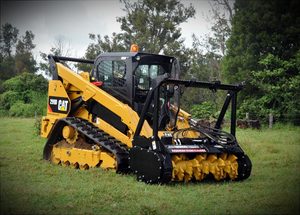 Débroussailleuse à usage intensif Cat HM112 Skid Steer Mulcher, équipement de défrichement à haute efficacité, prix d'usine en gros, qualité supérieure - Product Image 3