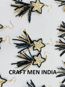 Nouveau design classique personnalisé, boucles d'oreilles ailes de perles, boucles d'oreilles élégantes avec nœud en perles pour les anniversaires de Noël, tenues de soirée - Product Image 4