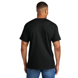 100% algodón pesado camiseta verano color sólido 230 G hombres blanco casual todo-fósforo cuello redondo otoño hombro manga corta - Product Image 2