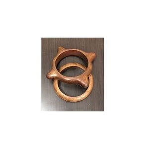 Joyería de moda para niñas, brazaletes de madera, tamaño personalizado, estilo único, atractivo, brazalete de madera personalizado, conjunto de 2 piezas, el mejor embalaje - Product Image 1