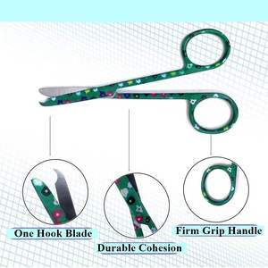 Tijeras de Sutura Manuales JACKBILLY de 5.5 Pulgadas, Rectas, de Acero Inoxidable de Primera Calidad, Instrumento Quirúrgico con Gancho Delicado - Product Image 2