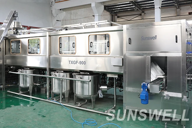 380V 3PH 50Hz High Speed Filling Machine 5L Pure Water Filling Machine Price